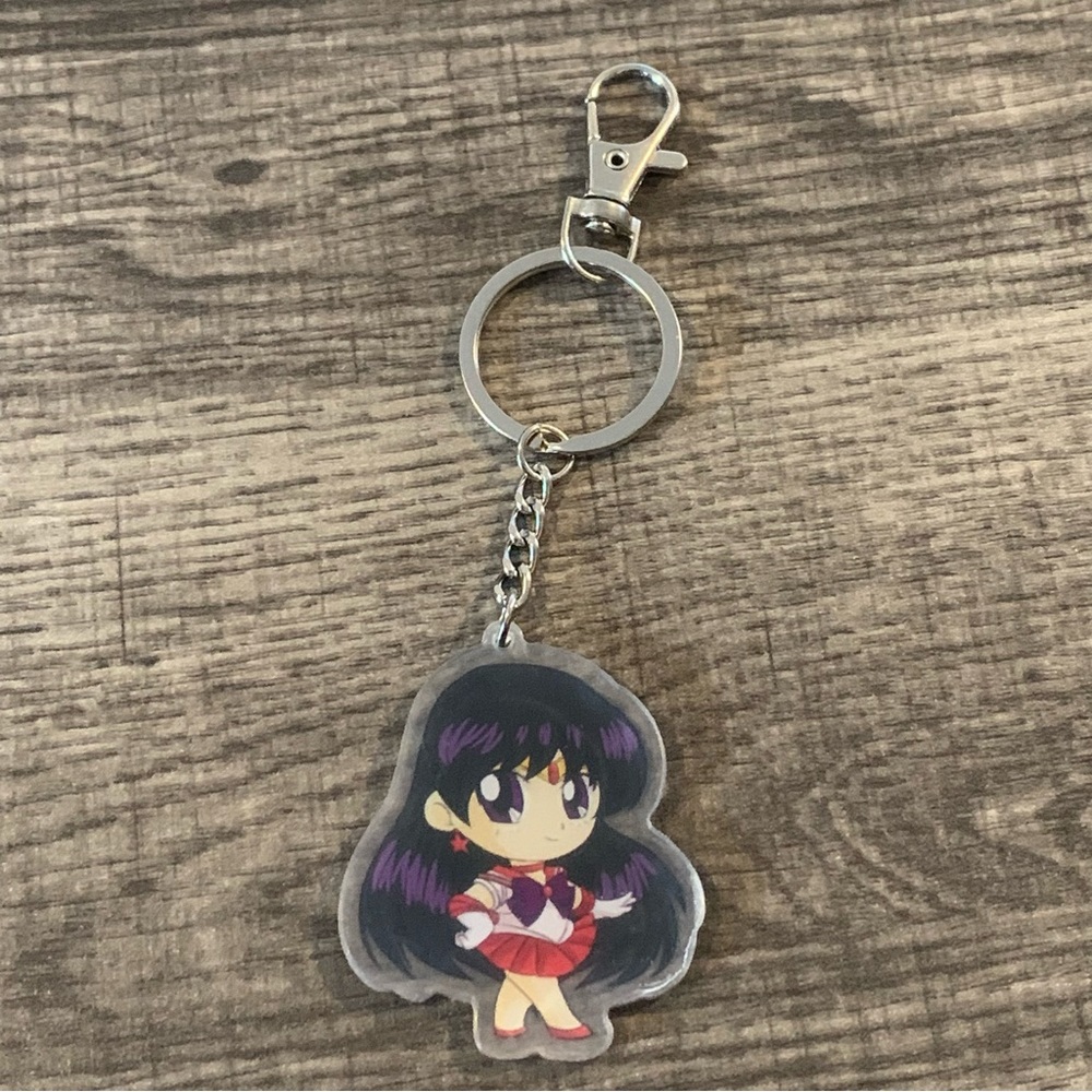 ๐๐ Sailor Mars Charm Keychain - Picture 4 of 5
